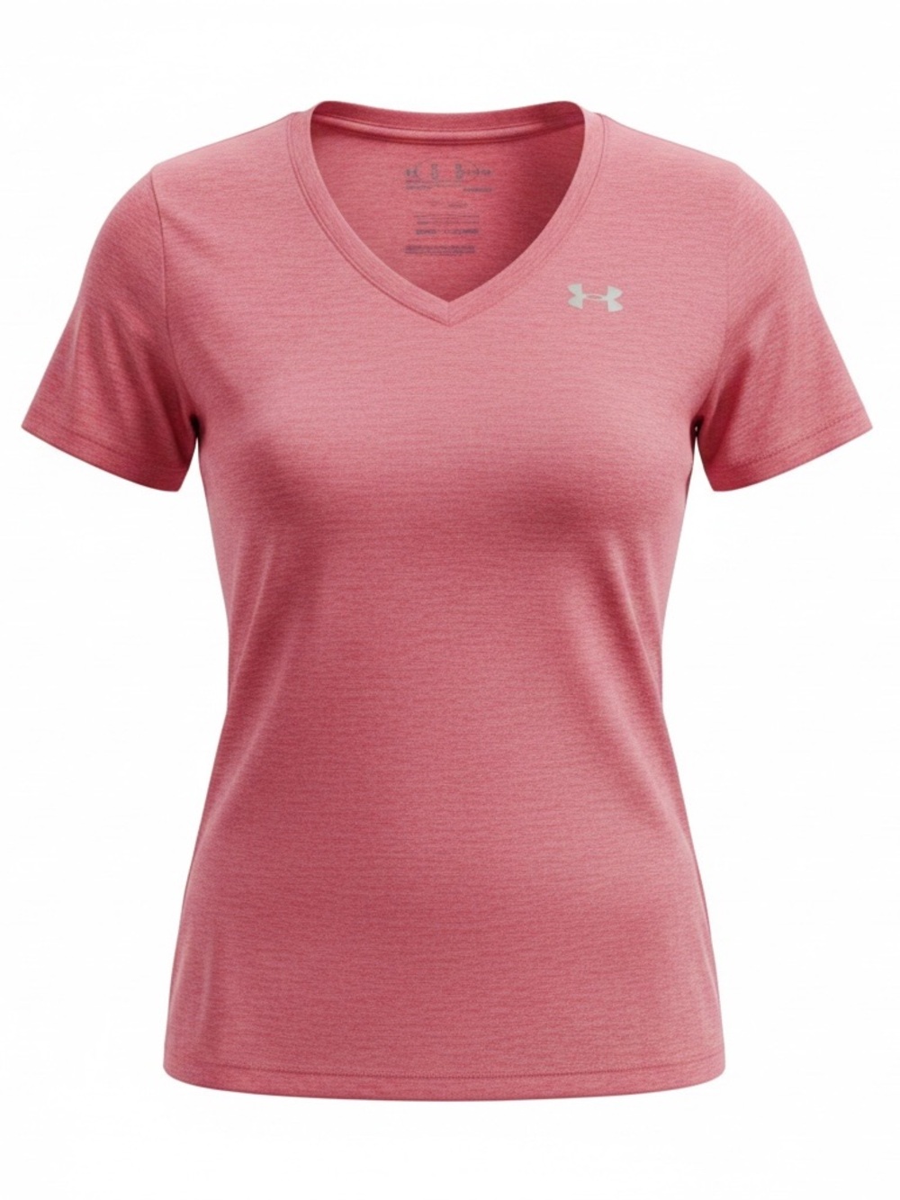 Under Armour Women's Heather Rose V-Neck Short Sleeve Tee